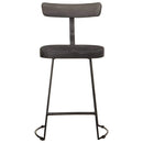 vidaXL 2 db fekete tömör mangófa bárszékek 49x43x79 cm