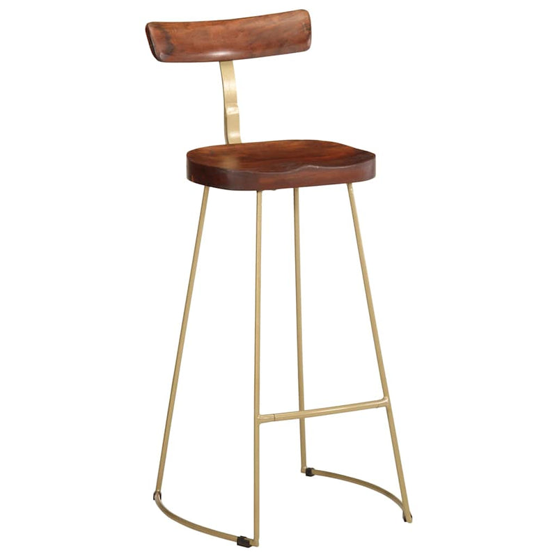 vidaXL bárszékek 2 db 49x43x103 cm tömör fa Mango
