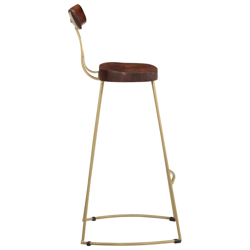 vidaXL bárszékek 2 db 49x43x103 cm tömör fa Mango