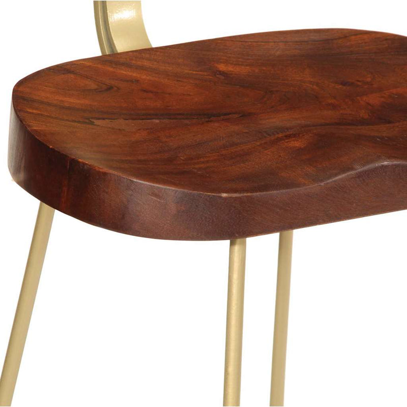 vidaXL bárszékek 2 db 49x43x103 cm tömör fa Mango