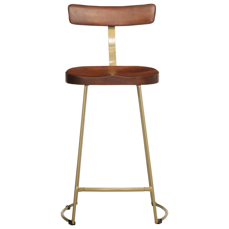 vidaXL Bárszékek 2 db 49x43x88 cm tömör fa Mango