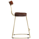 vidaXL Bárszékek 2 db 49x43x79 cm tömör fa Mango