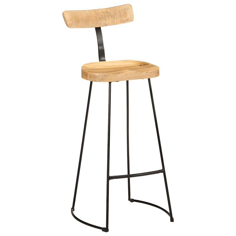 vidaXL bárszékek 2 db 49x43x103 cm tömör fa Mango