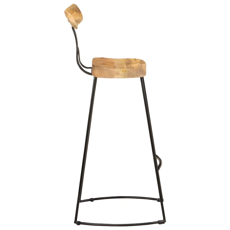 vidaXL bárszékek 2 db 49x43x103 cm tömör fa Mango
