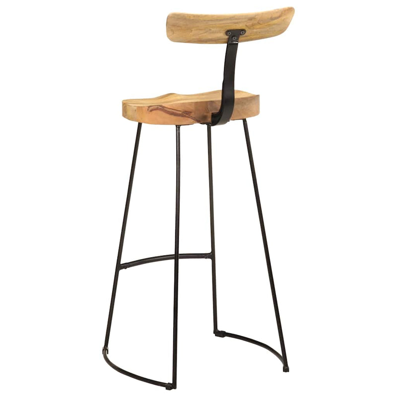 vidaXL bárszékek 2 db 49x43x103 cm tömör fa Mango