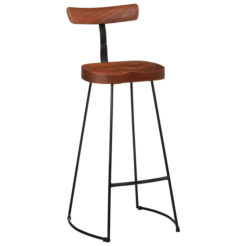 vidaXL bárszékek 2 db 49x43x103 cm tömör fa Mango