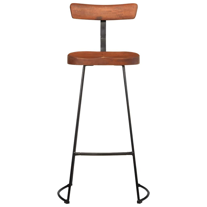 vidaXL bárszékek 2 db 49x43x103 cm tömör fa Mango