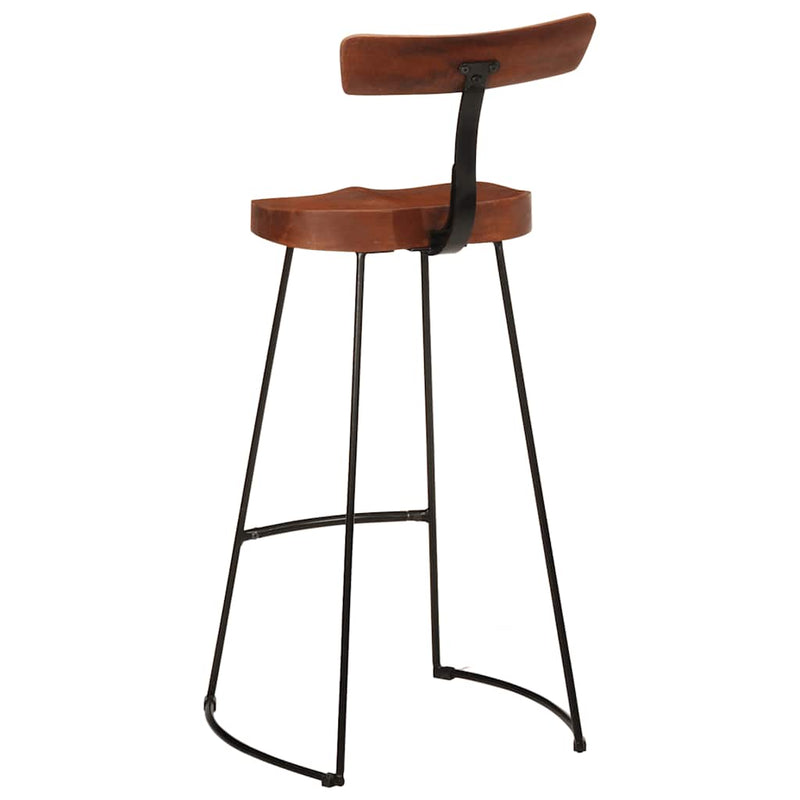 vidaXL bárszékek 2 db 49x43x103 cm tömör fa Mango
