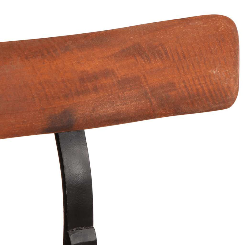 vidaXL bárszékek 2 db 49x43x103 cm tömör fa Mango