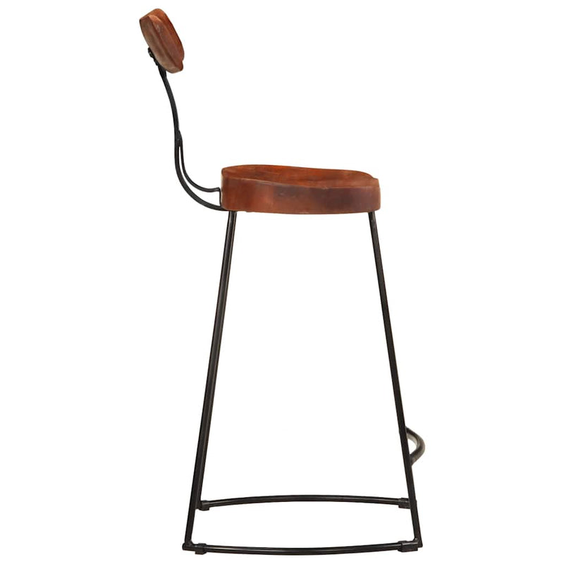 vidaXL Bárszékek 2 db 49x43x88 cm tömör fa Mango