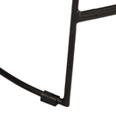 vidaXL Bárszékek 2 db Fekete 45x40x78 cm tömör fa Mango