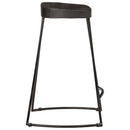 vidaXL Bárszékek 2 db Fekete 45x40x62 cm tömör fa Mango