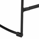 vidaXL Bárszékek 2 db Fekete 45x40x62 cm tömör fa Mango