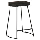vidaXL Bárszékek 2 db Fekete 45x40x62 cm tömör fa Mango