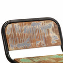 vidaXL bárszékek 2 db 46x35,5x70 cm tömörfa, újrahasznosított fa