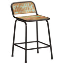 vidaXL bárszékek 2 db 46x35,5x70 cm tömörfa, újrahasznosított fa