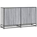 vidaXL szürke sonoma színű szerelt fa tálalószekrény 134 x 35 x 76 cm