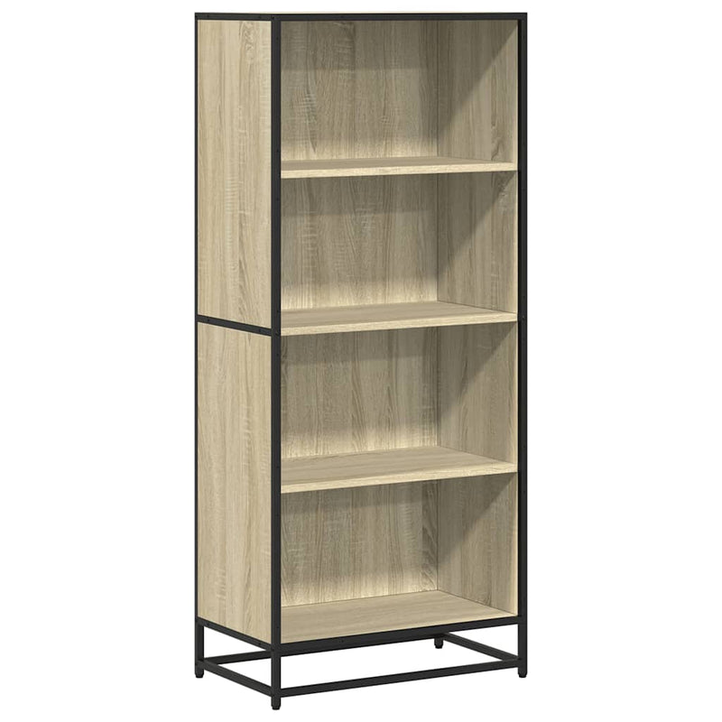 vidaXL sonoma tölgy színű szerelt fa könyvszekrény 60 x 35 x 139 cm