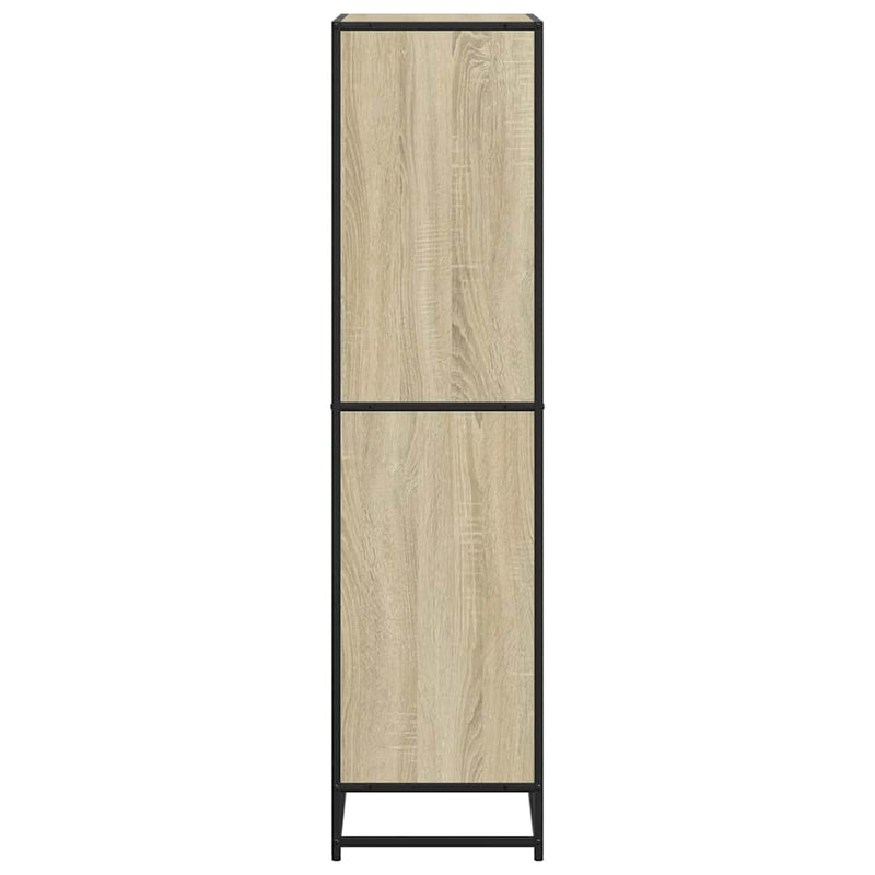 vidaXL sonoma tölgy színű szerelt fa könyvszekrény 60 x 35 x 139 cm