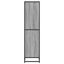 vidaXL szürke sonoma színű szerelt fa könyvespolc 60 x 35 x 139 cm