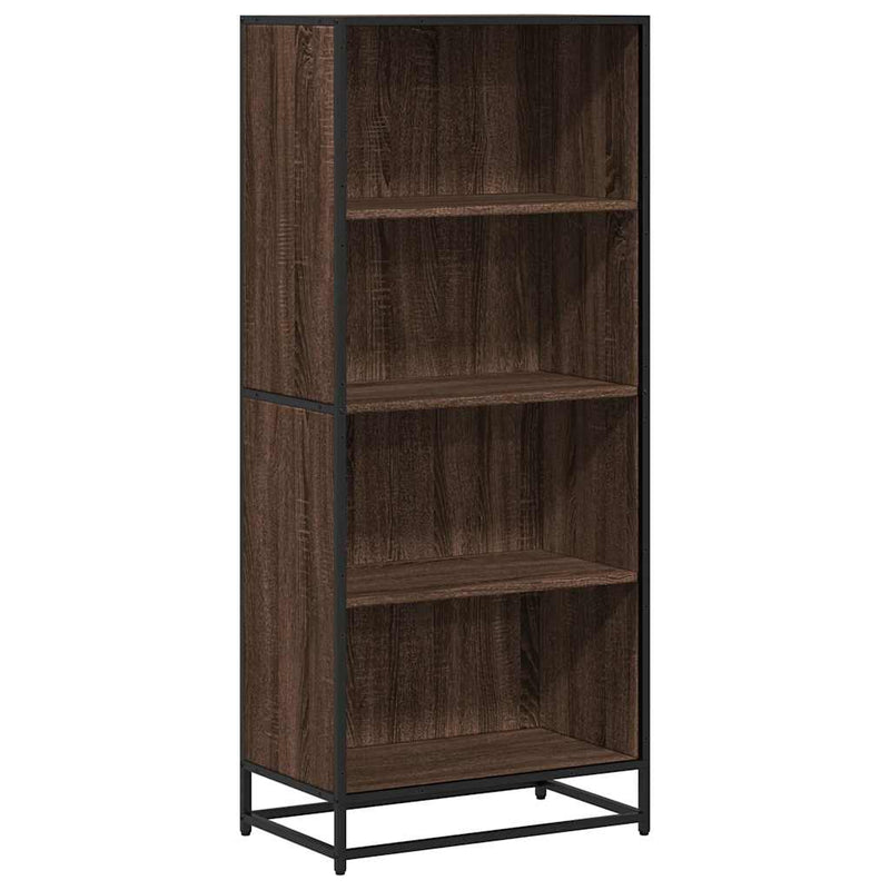 vidaXL barna tölgy színű szerelt fa könyvszekrény 60 x 35 x 139 cm
