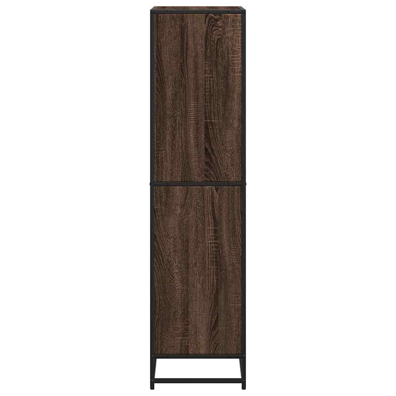 vidaXL barna tölgy színű szerelt fa könyvszekrény 60 x 35 x 139 cm