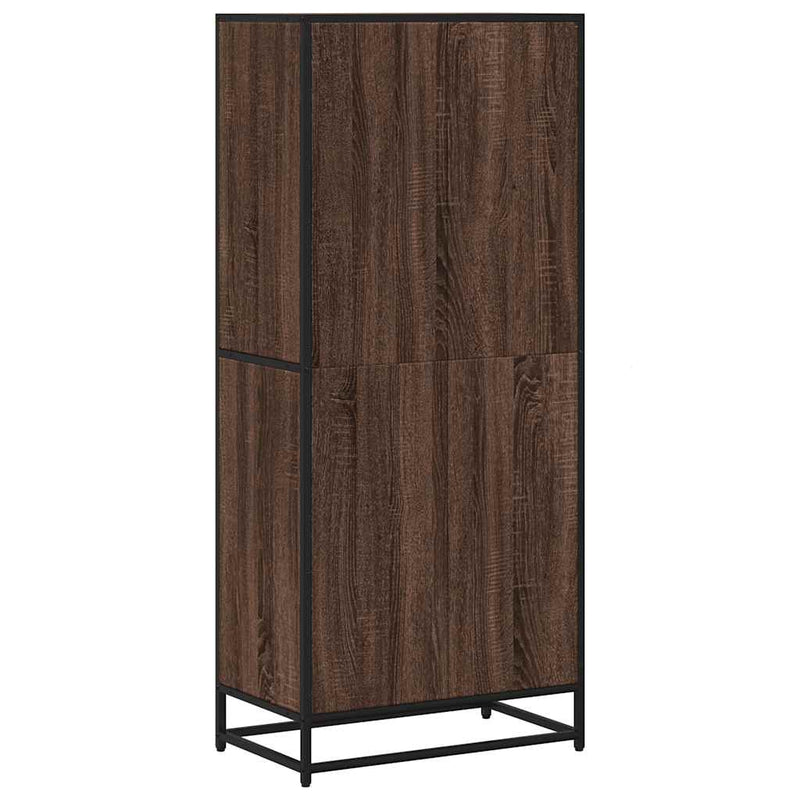 vidaXL barna tölgy színű szerelt fa könyvszekrény 60 x 35 x 139 cm