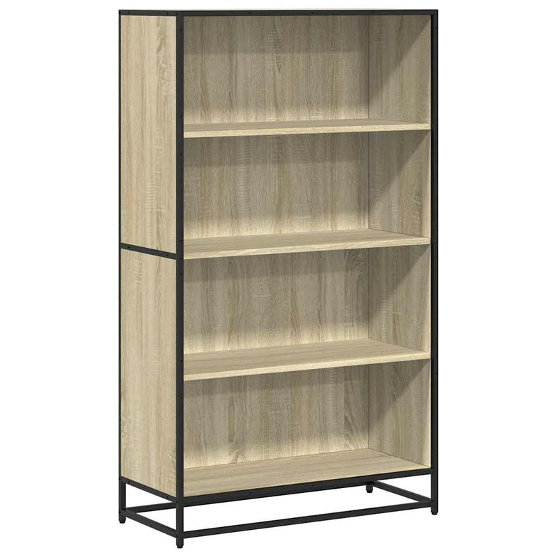 vidaXL sonoma tölgy színű szerelt fa könyvespolc 80,5 x 35 x 139 cm