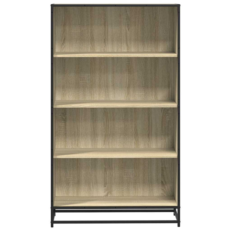 vidaXL sonoma tölgy színű szerelt fa könyvespolc 80,5 x 35 x 139 cm