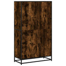 vidaXL füstös tölgy színű szerelt fa könyvszekrény 80,5 x 35 x 139 cm