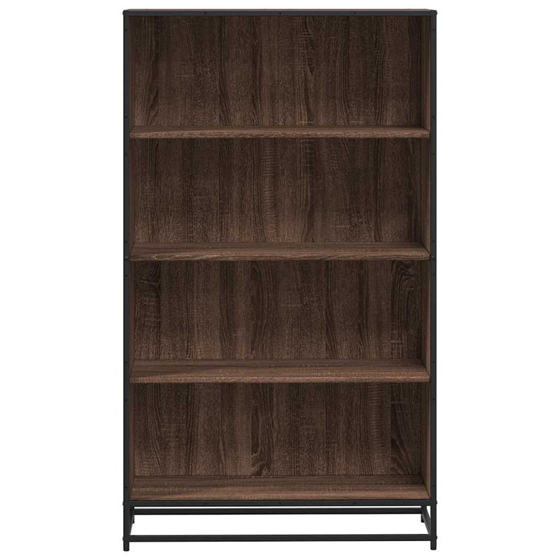 vidaXL barna tölgy színű szerelt fa könyvszekrény 80,5 x 35 x 139 cm