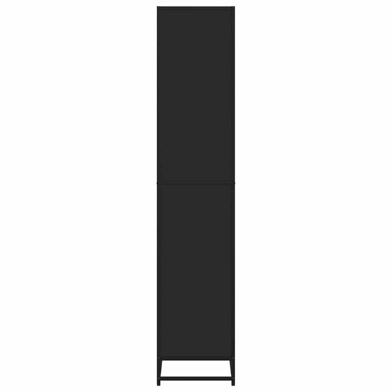 vidaXL fekete szerelt fa könyvszekrény 60 x 35 x 170,5 cm