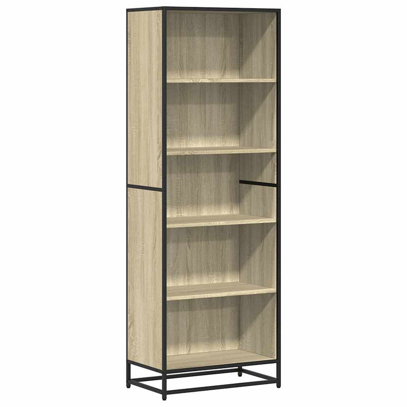 vidaXL sonoma tölgy színű szerelt fa könyvszekrény 60 x 35 x 170,5 cm