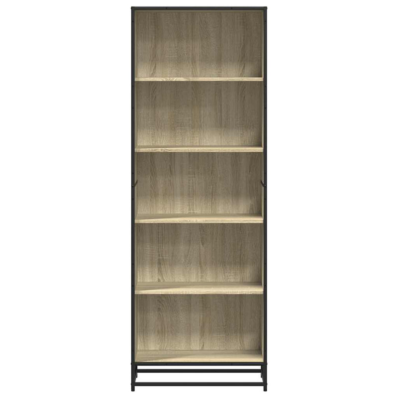 vidaXL sonoma tölgy színű szerelt fa könyvszekrény 60 x 35 x 170,5 cm
