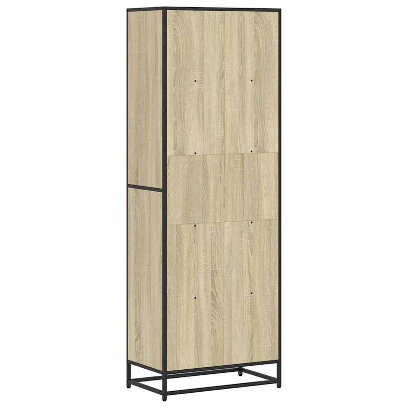 vidaXL sonoma tölgy színű szerelt fa könyvszekrény 60 x 35 x 170,5 cm