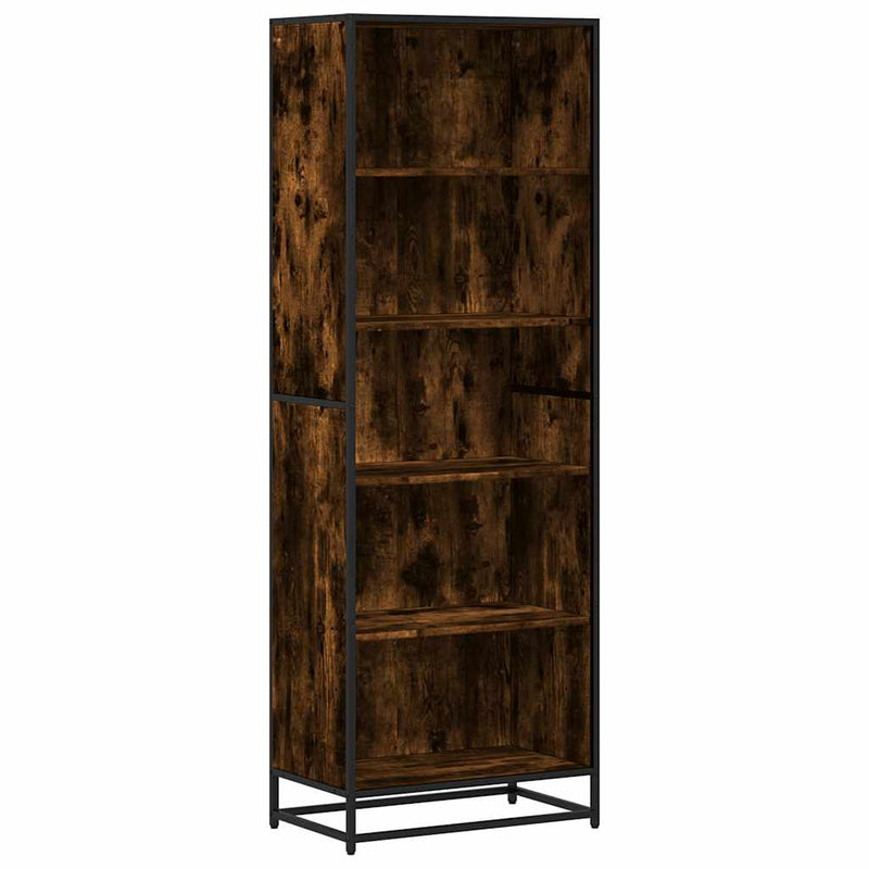 vidaXL füstös tölgy színű szerelt fa könyvszekrény 60 x 35 x 170,5 cm