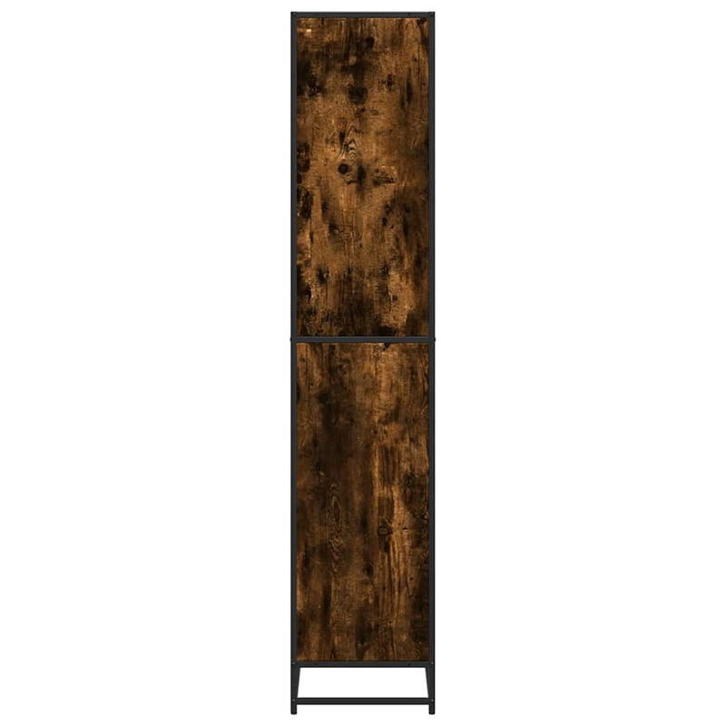 vidaXL füstös tölgy színű szerelt fa könyvszekrény 60 x 35 x 170,5 cm