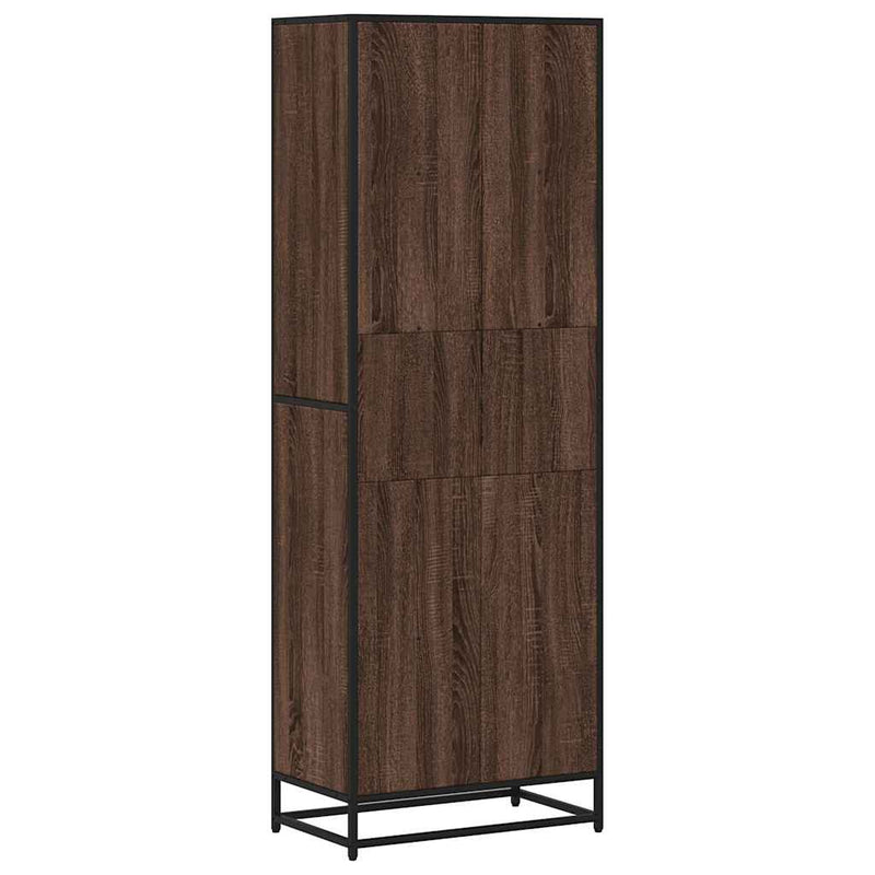 vidaXL barna tölgy színű szerelt fa könyvszekrény 60 x 35 x 170,5 cm