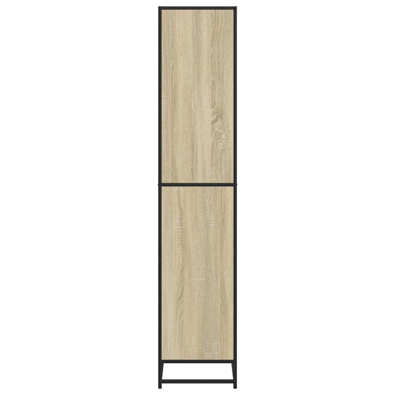 vidaXL sonoma tölgy színű szerelt fa könyvszekrény 80,5x35x170,5 cm
