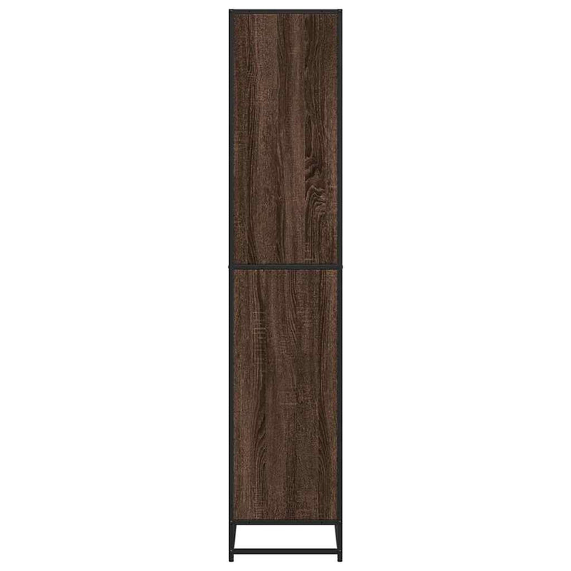 vidaXL barna tölgy színű szerelt fa könyvespolc 80,5 x 35 x 170,5 cm