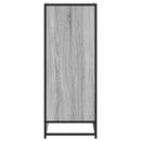 vidaXL szürke sonoma szerelt fa és fém cipőszekrény 75 x 38 x 97,5 cm
