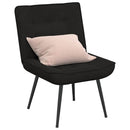 vidaXL fekete bársony pihenőfotel 64 x 74 x 84 cm