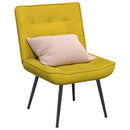 vidaXL sárga bársony pihenőfotel 64 x 74 x 84 cm