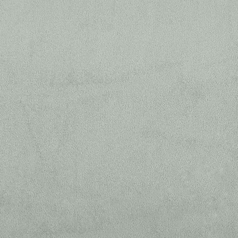 vidaXL világosszürke bársonypad 110 x 74 x 84 cm