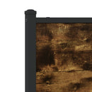 vidaXL füstös tölgy színű fém ágykeret matrac nélkül 183 x 213 cm