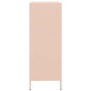vidaXL rózsaszín acél magasszekrény 68 x 39 x 101,5 cm