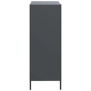 vidaXL antracitszürke acél magasszekrény 68 x 39 x 101,5 cm
