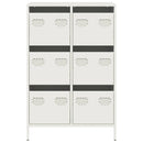 vidaXL fehér acél magasszekrény 68 x 39 x 101,5 cm