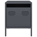 vidaXL antracitszürke acél éjjeliszekrény 35 x 39 x 43,5 cm
