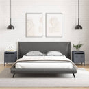 vidaXL 2 db antracitszürke acél éjjeliszekrény 35 x 39 x 43,5 cm